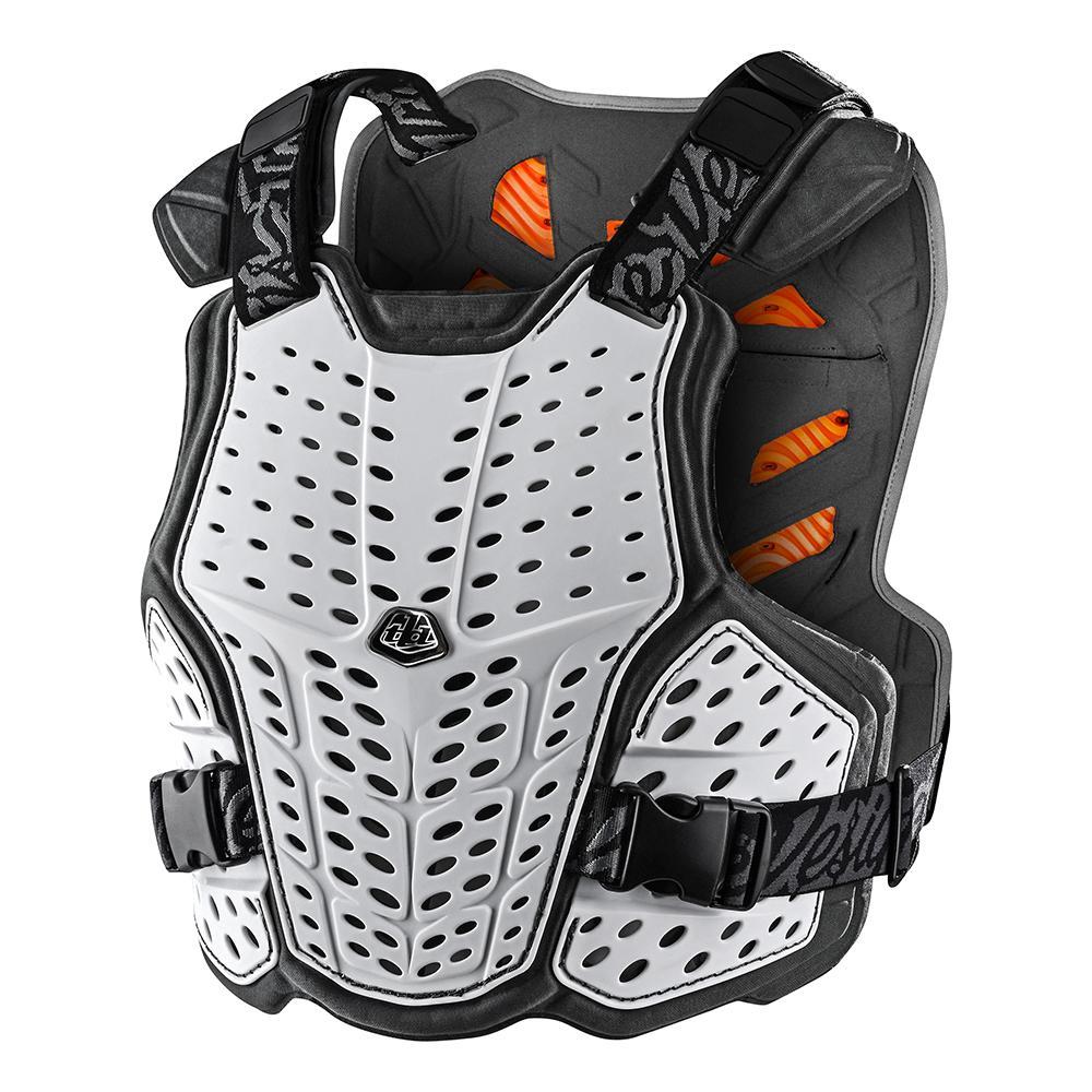 Troy Lee Designs 2025 Rockfight CE Solid White Chest Protector